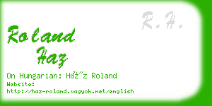 roland haz business card